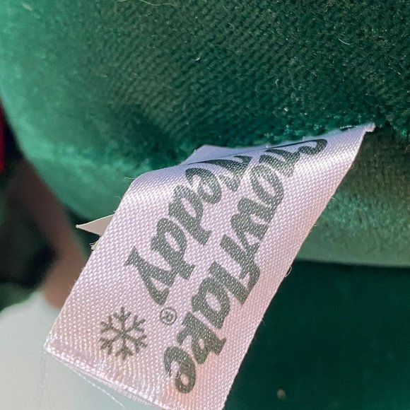 Vintage 1999 16" Snowflake White Christmas Teddy Bear Plush Stuffed Animal, Girl - Picture 10 of 12